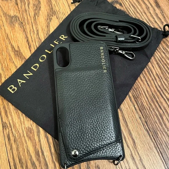 Bandolier Accessories Emma Pebble Leather Crossbody Bandolier